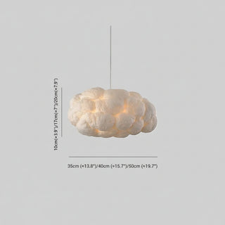 Cloud Shaped Soft Glow Decorative LED Pendant Light | Caelia