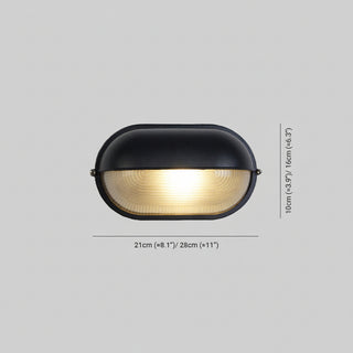 Vintage Black Outdoor Waterproof LED Wall Light | HarborGlow