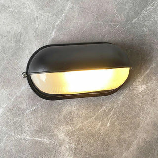 Vintage Black Outdoor Waterproof LED Wall Light | HarborGlow