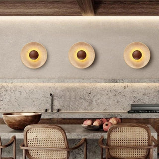 Wabi Sabi Travertine LED Decorative Wall Sconce Light | Liora