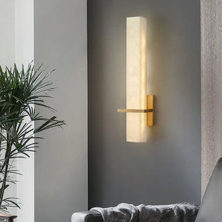 Modern Minimalist LED Marble Effect Decorative Wall Light | Virelle