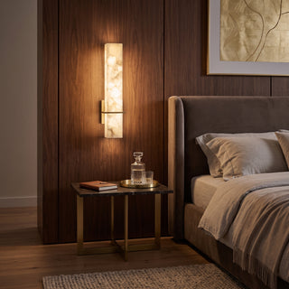 Modern Minimalist LED Marble Effect Decorative Wall Light | Virelle