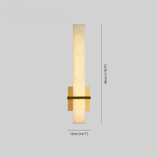 Modern Minimalist LED Marble Effect Decorative Wall Light | Virelle