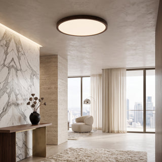 Modern Ultra Thin Round LED Flush Mount Ceiling Light | Sorelle