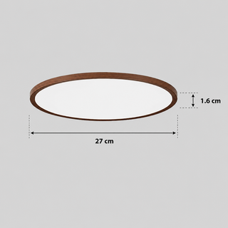 Modern Ultra Thin Round LED Flush Mount Ceiling Light | Sorelle
