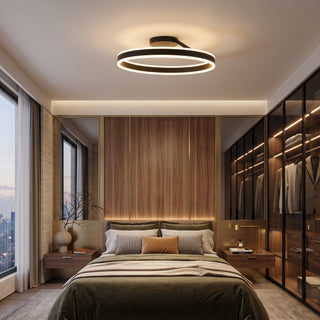 Minimalist Round Dimmable LED Flush Mount Ceiling Light | Orvexa