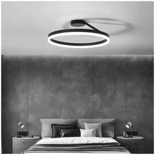 Minimalist Round Dimmable LED Flush Mount Ceiling Light | Orvexa