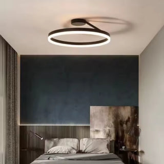 Minimalist Round Dimmable LED Flush Mount Ceiling Light | Orvexa