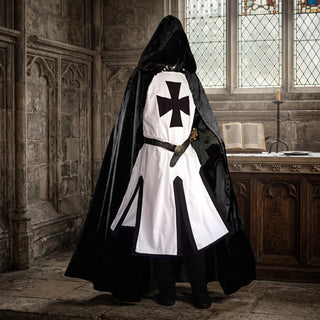 Medieval Hooded Knight Cloak for Costume Events | Wellington