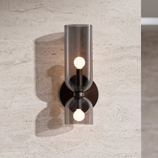 Modern Frosted Glass Up Down LED Wall Light | Elvarique