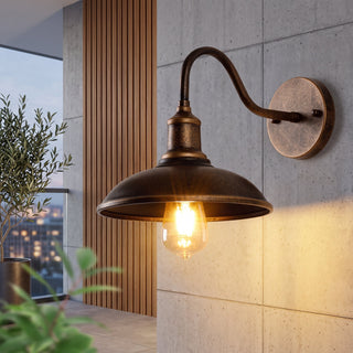 Vintage Waterproof Outdoor LED Wall Lantern Light | Brevanta