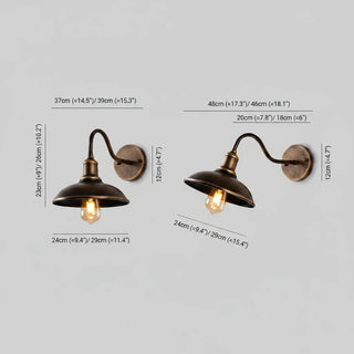 Vintage Waterproof Outdoor LED Wall Lantern Light | Brevanta
