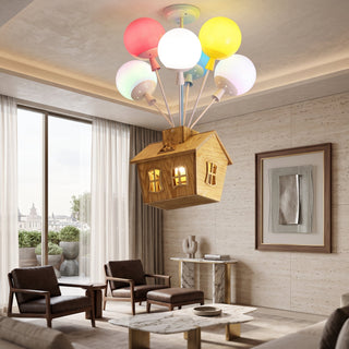 Colourful Balloon House LED Pendant Ceiling Light | Corvanta