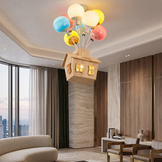 Colourful Balloon House LED Pendant Ceiling Light | Corvanta