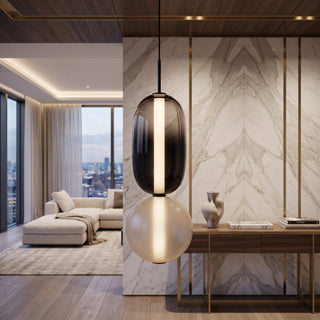 Smoked Glass Globe Hanging Ceiling Pendant Light | Arventra