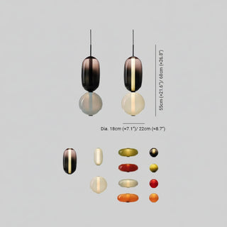 Smoked Glass Globe Hanging Ceiling Pendant Light | Arventra