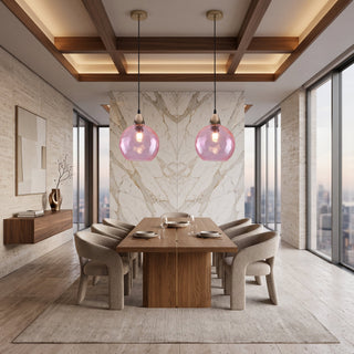 Modern Water Ripple Glass Pendant Light Fixture | Zorvica