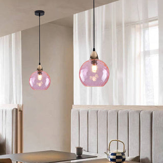 Modern Water Ripple Glass Pendant Light Fixture | Zorvica