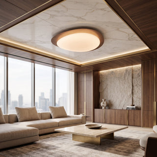 Pebble Shape LED Flush Mount Ceiling Light | Velnora