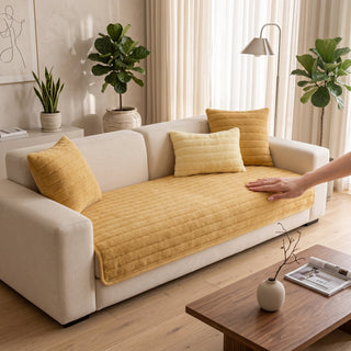 Quilted Non Slip Sofa Seat Cover Protector | Crestview