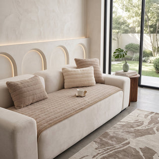 Quilted Non Slip Sofa Seat Cover Protector | Crestview