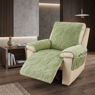 Quilted Non Slip Armchair Cover Protector | Beckett