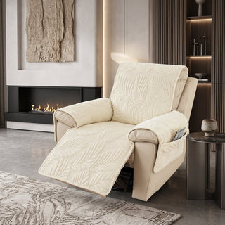 Quilted Non Slip Armchair Cover Protector | Beckett