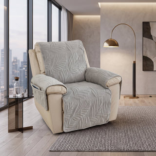 Quilted Non Slip Armchair Cover Protector | Beckett