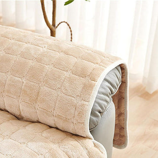 Quilted Armchair Cover with Storage Pockets | Halston