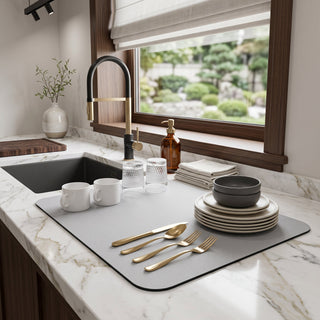 Absorbent Non Slip Kitchen Dish Drying Mat | Marlowe
