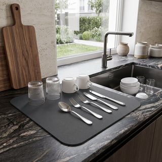 Absorbent Non Slip Kitchen Dish Drying Mat | Marlowe