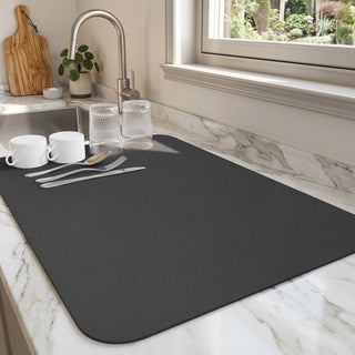 Absorbent Non Slip Kitchen Dish Drying Mat | Marlowe