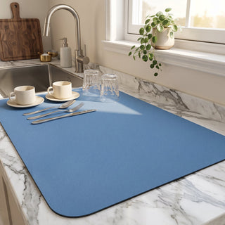 Absorbent Non Slip Kitchen Dish Drying Mat | Marlowe