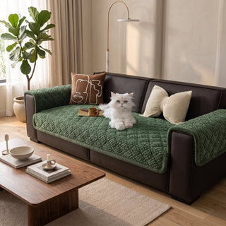 Quilted Non-Slip Sofa Seat Protector Cover | Hartwell