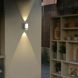 Waterproof Up Down LED Outdoor Wall Light Fixture | Corvenza