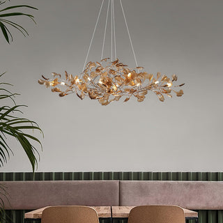 Botanical Leaf LED Branch Chandelier Light | Sylvera