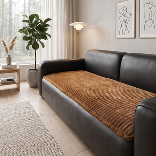 Quilted Non Slip Flannel Effect Sofa Cover | Caldwell