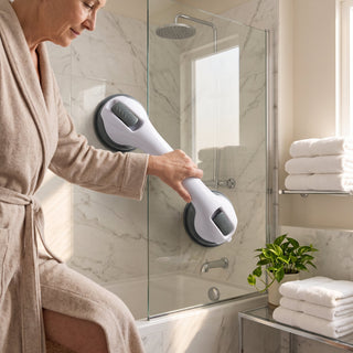 No-Drill Suction Safety Grab Handle for Bathroom | Whitfield