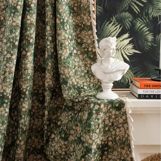 Botanical Blackout Floral Window Curtain Panel | Hawthorne