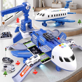 Kids Folding Airplane Airport Playset Track Toy | Ramsey