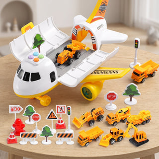 Kids Folding Airplane Airport Playset Track Toy | Ramsey