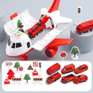 Kids Folding Airplane Airport Playset Track Toy | Ramsey