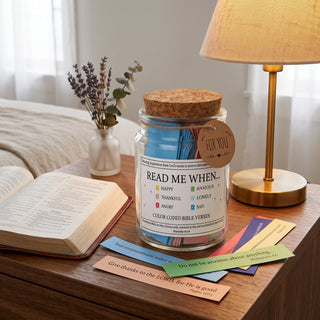 Bible Quote Jar Daily Scripture Message Gift Decor | Randall