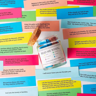 Bible Quote Jar Daily Scripture Message Gift Decor | Randall