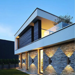 Cylinder Up Down LED Outdoor Wall Light Fixture | Varestrix