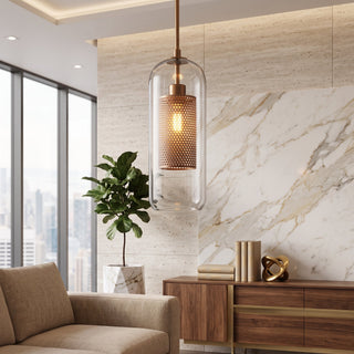 Nordic Glass Globe Pendant Hanging Ceiling Light Fixture | Orvenza