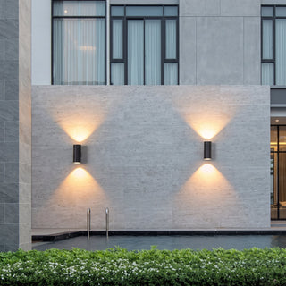 Modern Up Down Outdoor LED Wall Light Fixture | Arvenique
