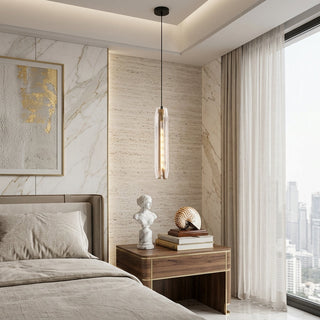 Crystal Glass Brass Mini Pendant Light | Maddox