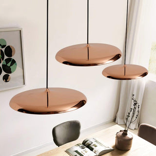 Round Metal UFO LED Hanging Pendant Light Fixture | Whitaker
