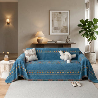 Boho Jacquard Non Slip Sectional Sofa Cover Protector | Alcott